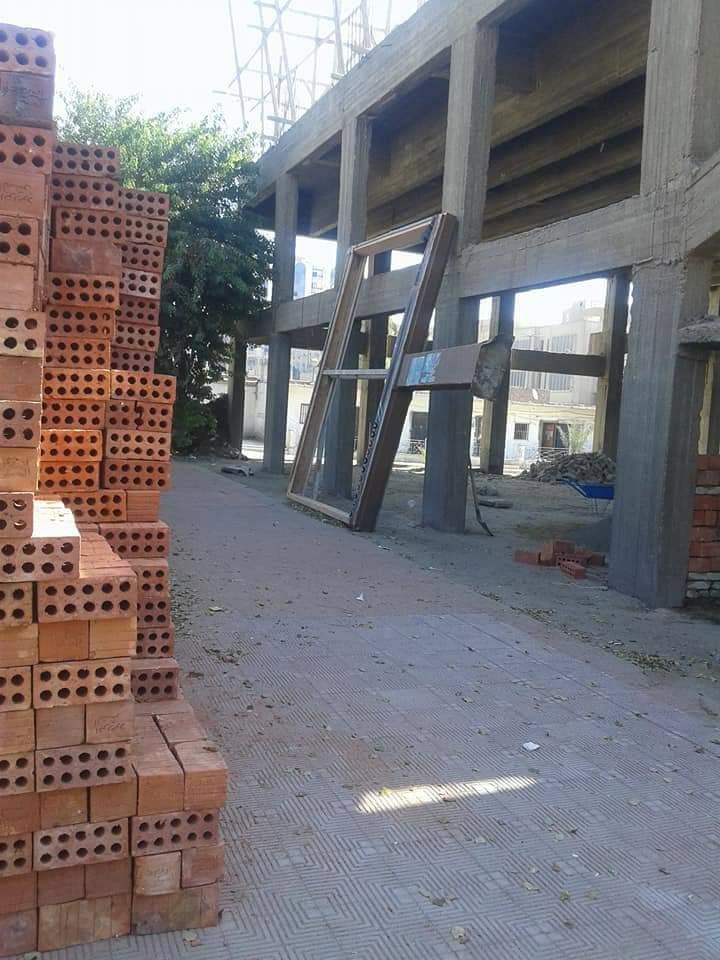 استكمال مبني الالعاب الرياضية بنادي الايمان  (2)
