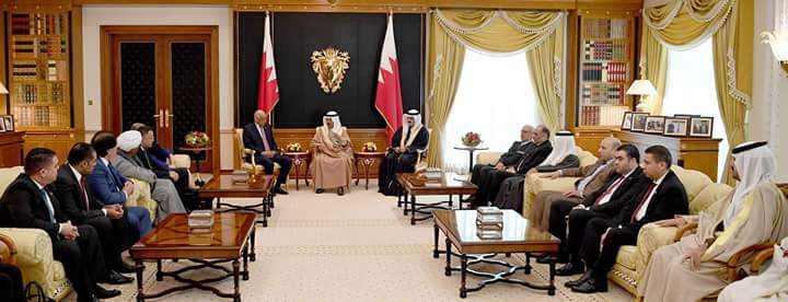 الدكتور على عبد العال رئيس مجلس النواب فى لقائه بالأمير خليفة بن سلمان رئيس وزراء البحرين (5)