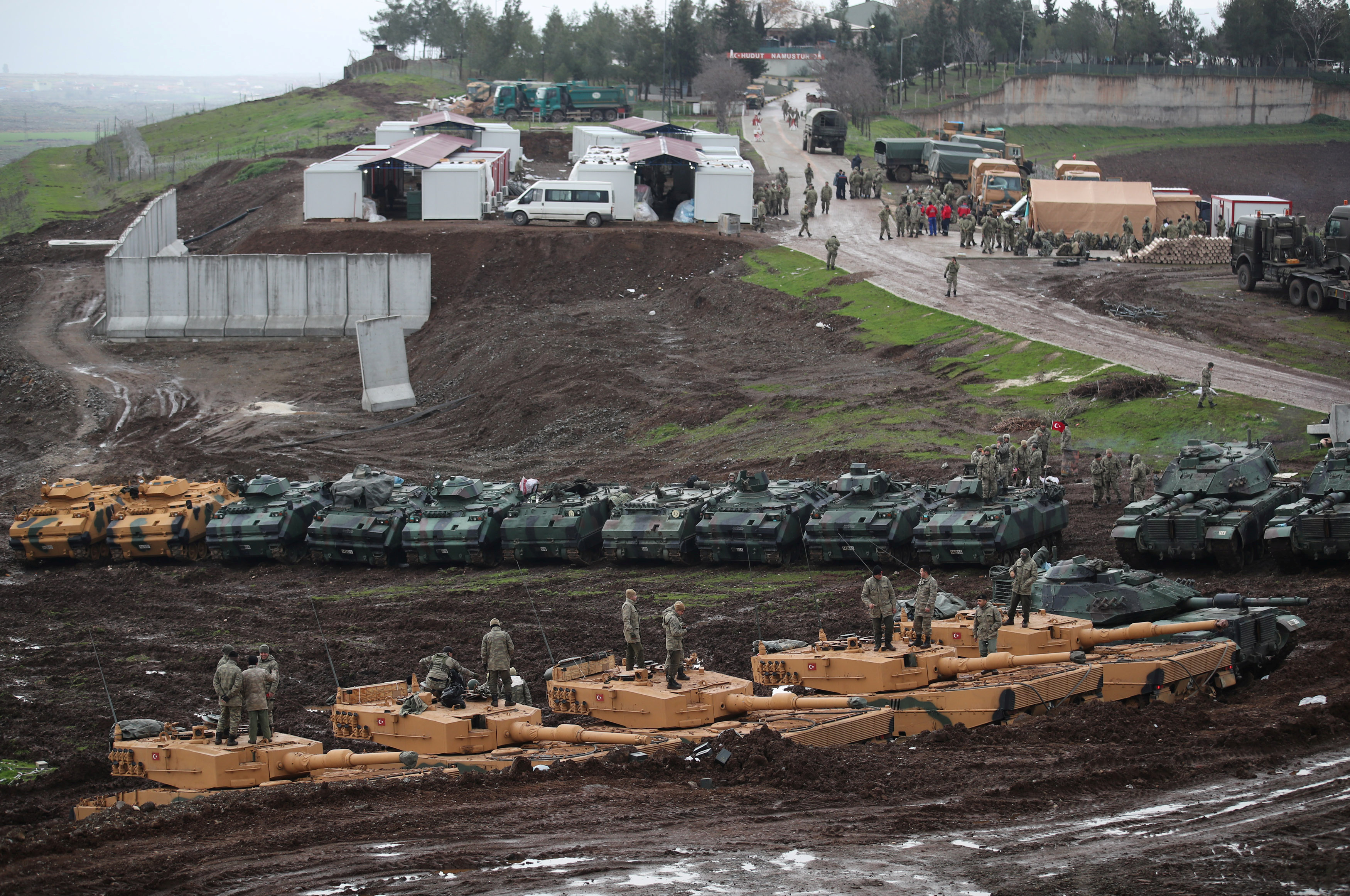 عمليات الجيش التركى فى عفرين السورية
