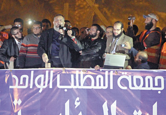 حازم صلاح ابو اسماعيل فى التحرير