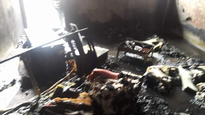 حريق بمنزل بمدينة بئر العبد (2)