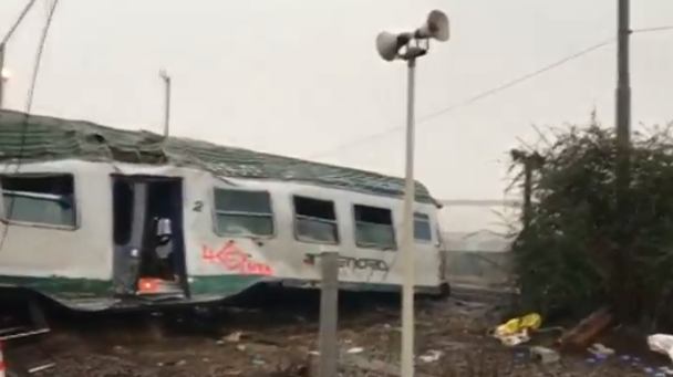 حادث قطار فى إيطاليا