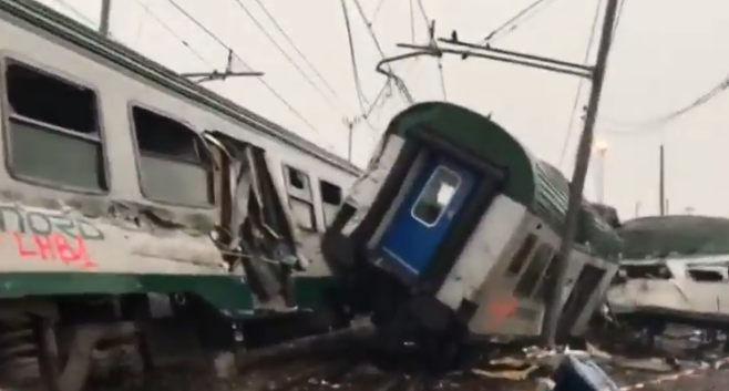 حادث قطار إيطاليا