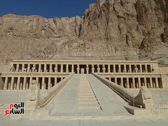  معبد الدير البحرى مملكة "حتشبسوت" جميلة الفراعنة سحر معمارى