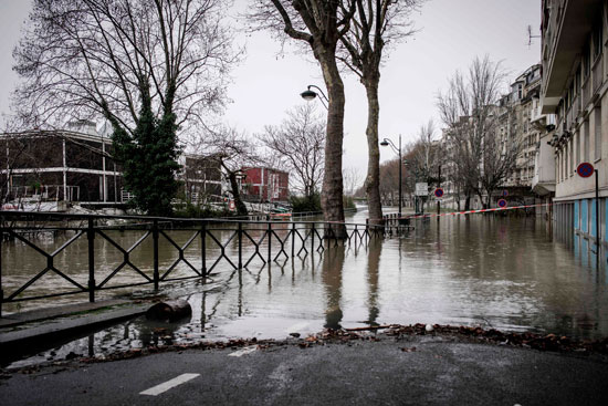 جانب من فيضانات فرنسا