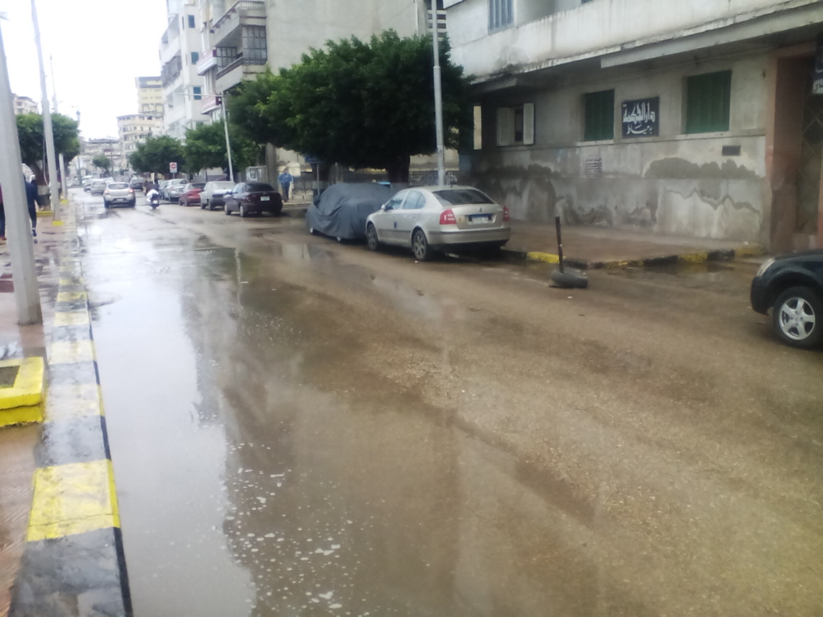 سقوط أمطار غزيرة على دمياط (4)