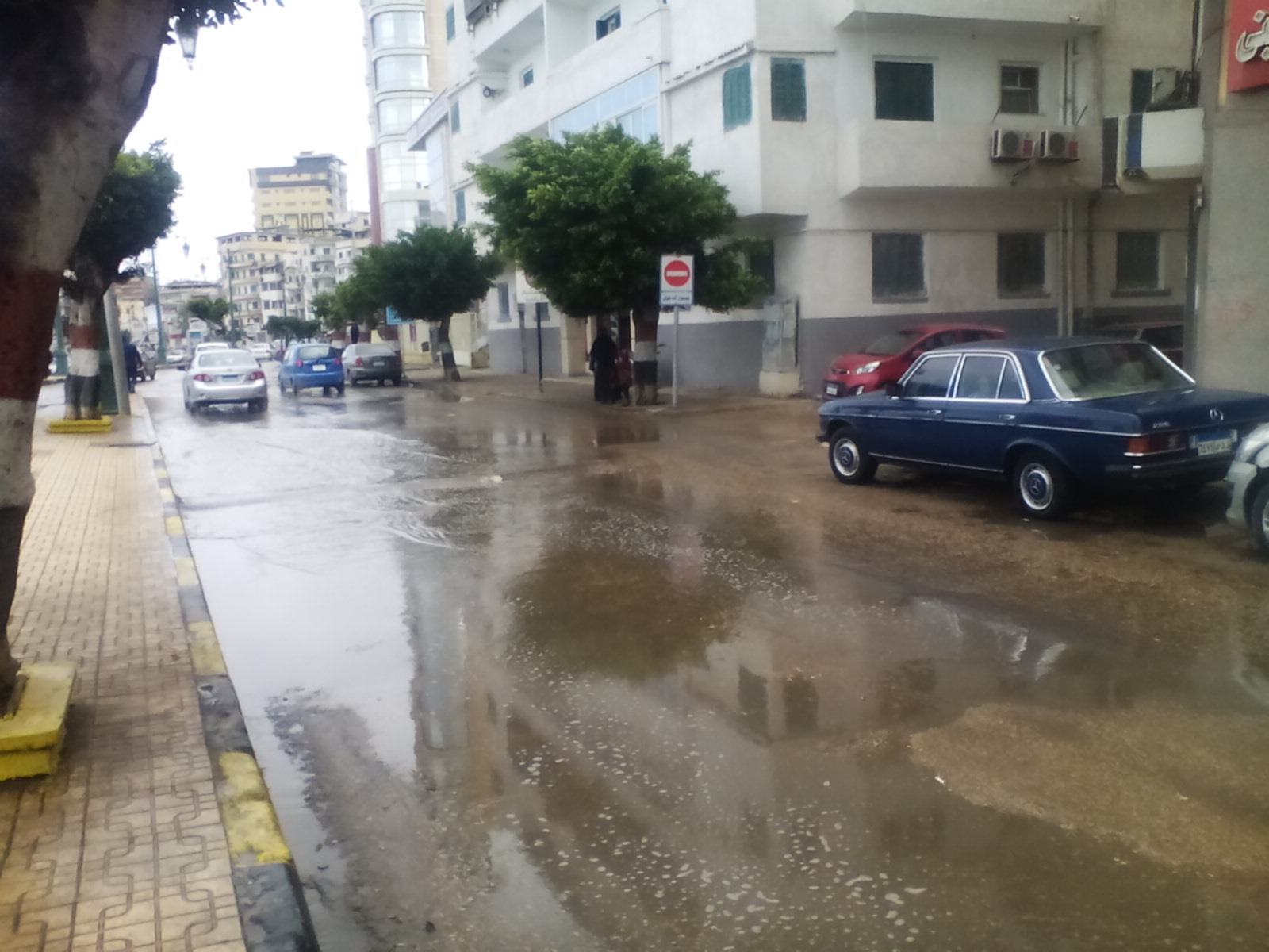 سقوط أمطار غزيرة على دمياط (2)