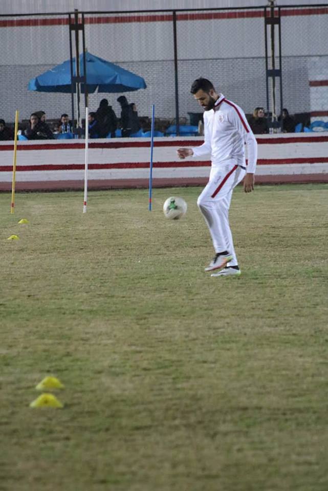 النقاز فى تدريبات الزمالك