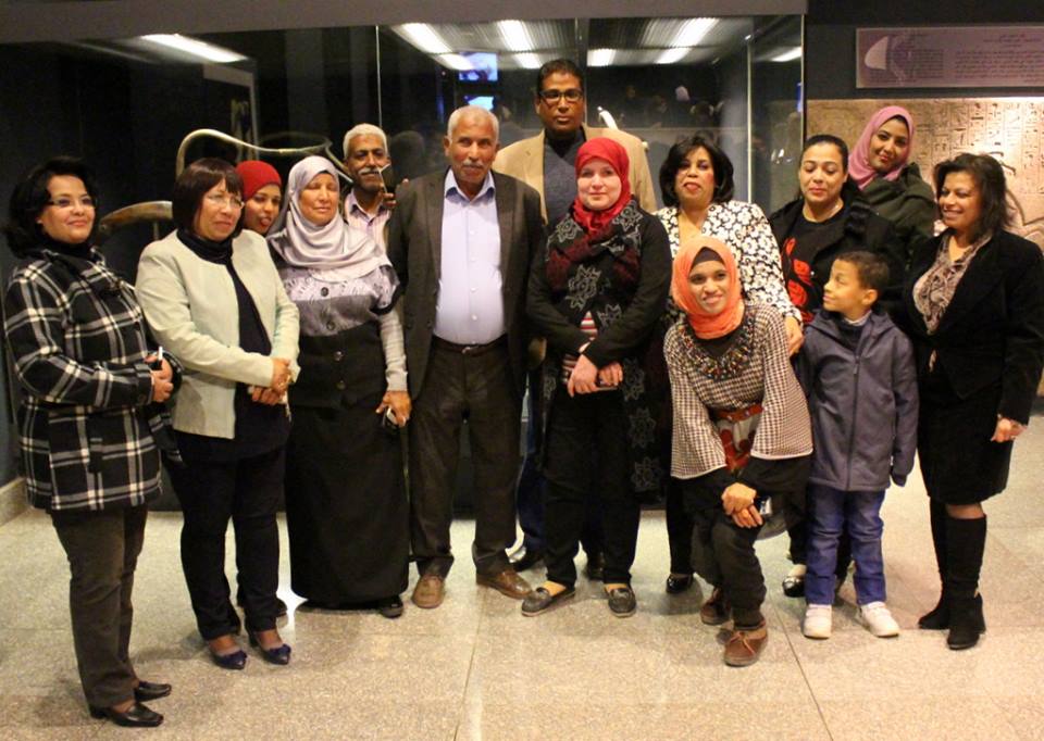 قيادات اثار الاقصر والمتاحف خلال تنظيم المعرضين