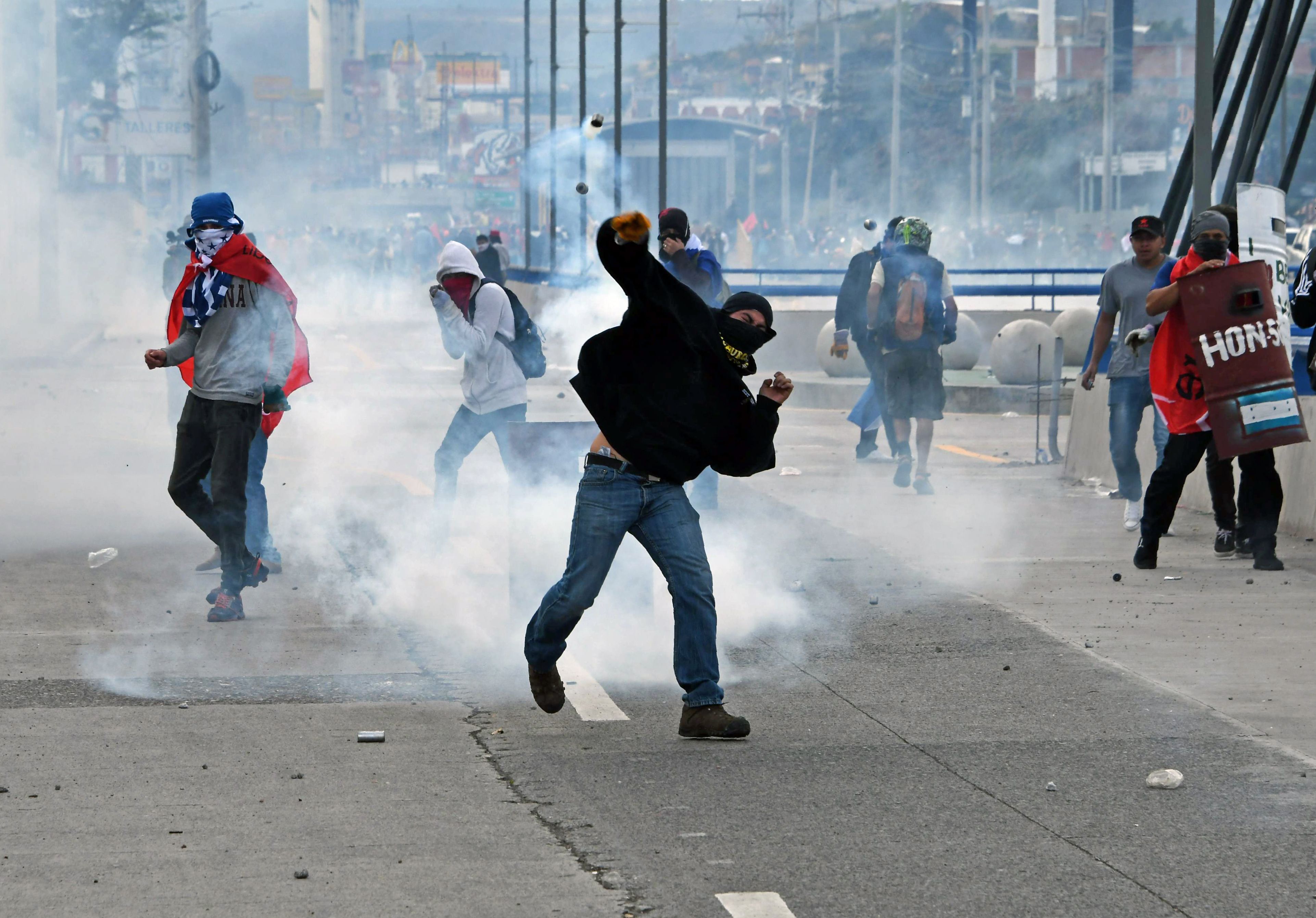 احتجاجات فى هندوراس