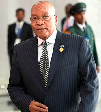 رئيس جنوب أفريقيا جاكوب زوما
