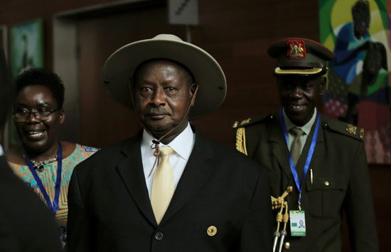 الرئيس الأوغندى يورى موسيفينى