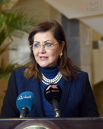 صور مؤتمر صحفى لوزيرة التخطيط (1)