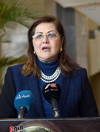 صور مؤتمر صحفى لوزيرة التخطيط (2)