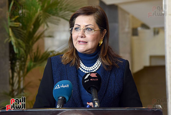 صور مؤتمر صحفى لوزيرة التخطيط (3)