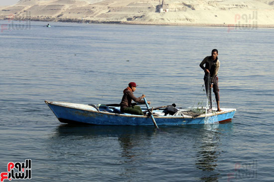 اعتدال--يعيد-النشاط--للصيد-في-بحيرات-الإسماعيلية----تصوير--محمد-عوض-(22)