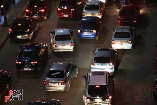 زحام مرورى بالمحاور
