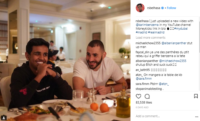 مع بنزيما