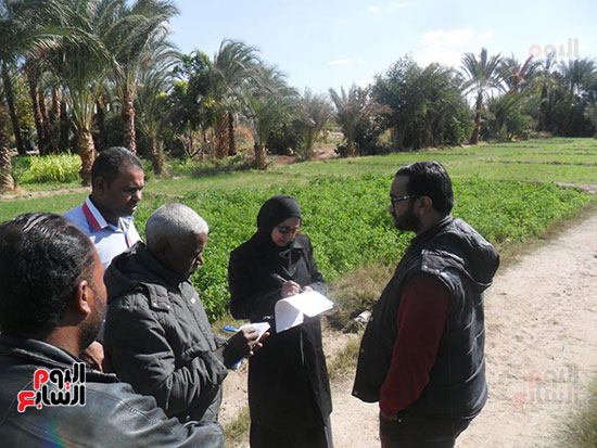 جانب من عمل لجنة تقنين الأراضى بالأقصر