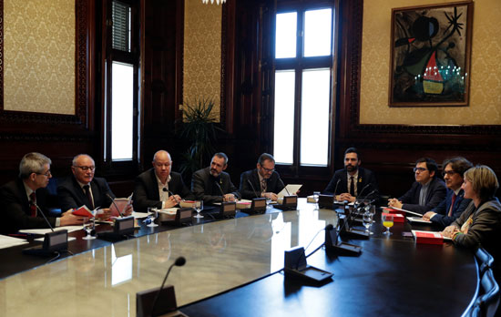 اجتماع برلمان كتالونيا