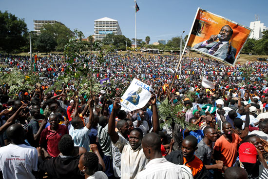 حشود جماهير المعارضة فى كينيا