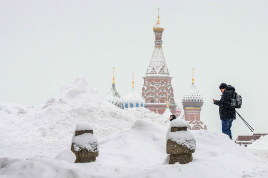 تساقط-كثيف-للثلوج-فى-موسكو