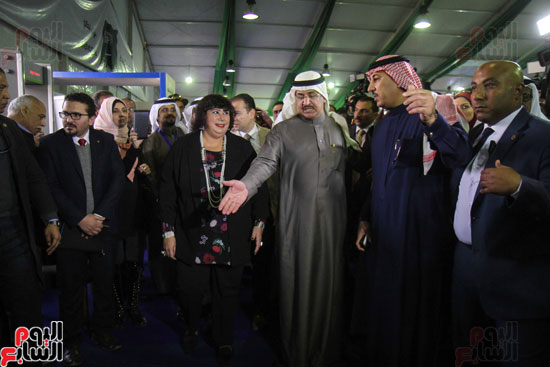 افتتاح الجناح السعودى بمعرض الكتاب (1)