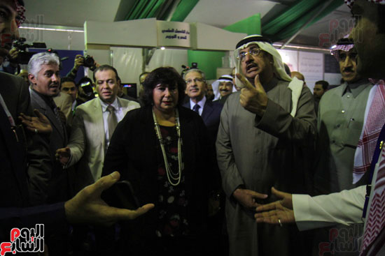 افتتاح الجناح السعودى بمعرض الكتاب (2)