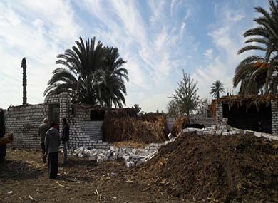 حملة ازالات بمدينة سمسطا