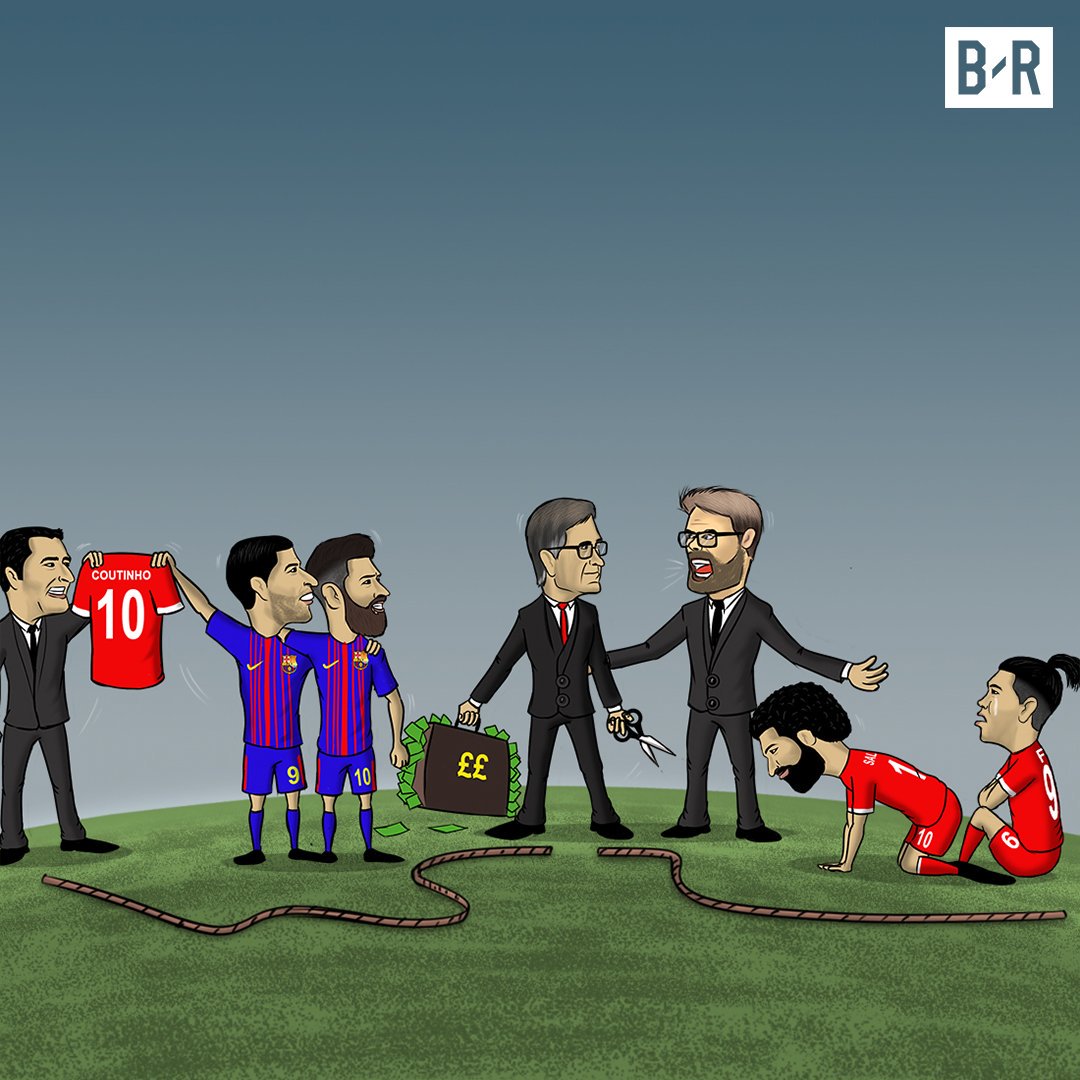 كاريكاتير محمد صلاح وكوتينيو كاريكاتير محمد صلاح وكوتينيو