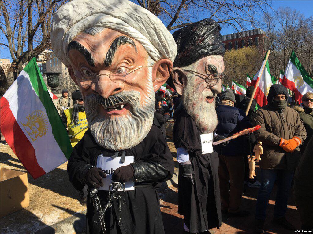 صور.. الجاليات الإيرانية تتظاهر فى أوروبا تنديدا بقمع المتظاهرين - اليوم  السابع