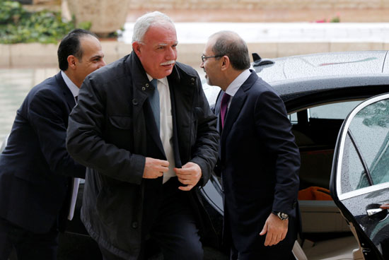 وزير خارجية فلسطين يصل لاجتماع بحث أزمة القدس
