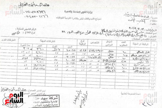 بيان فرصة العمل (9)