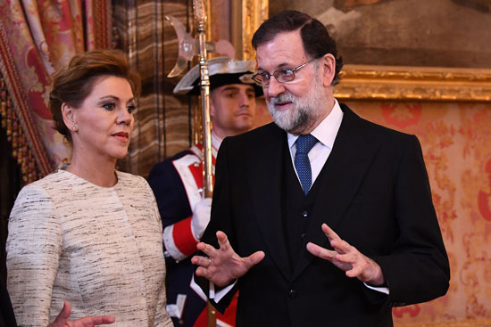 رئيس وزراء ووزيرة دفاع إسبانيا فى احتفالات عيد الغطاس