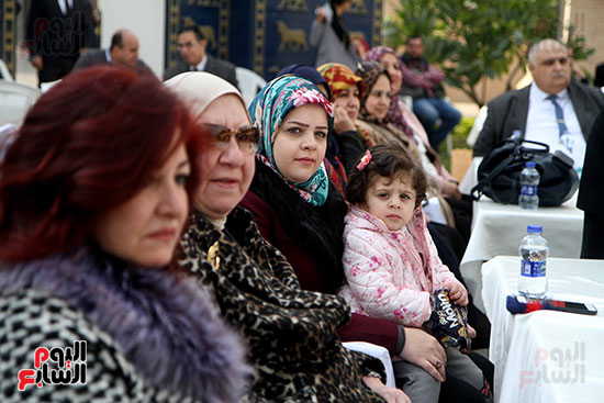 جانب من حضور احتفالية سفارة العراق يقرأون الفاتحة على أرواح شهداء العراق