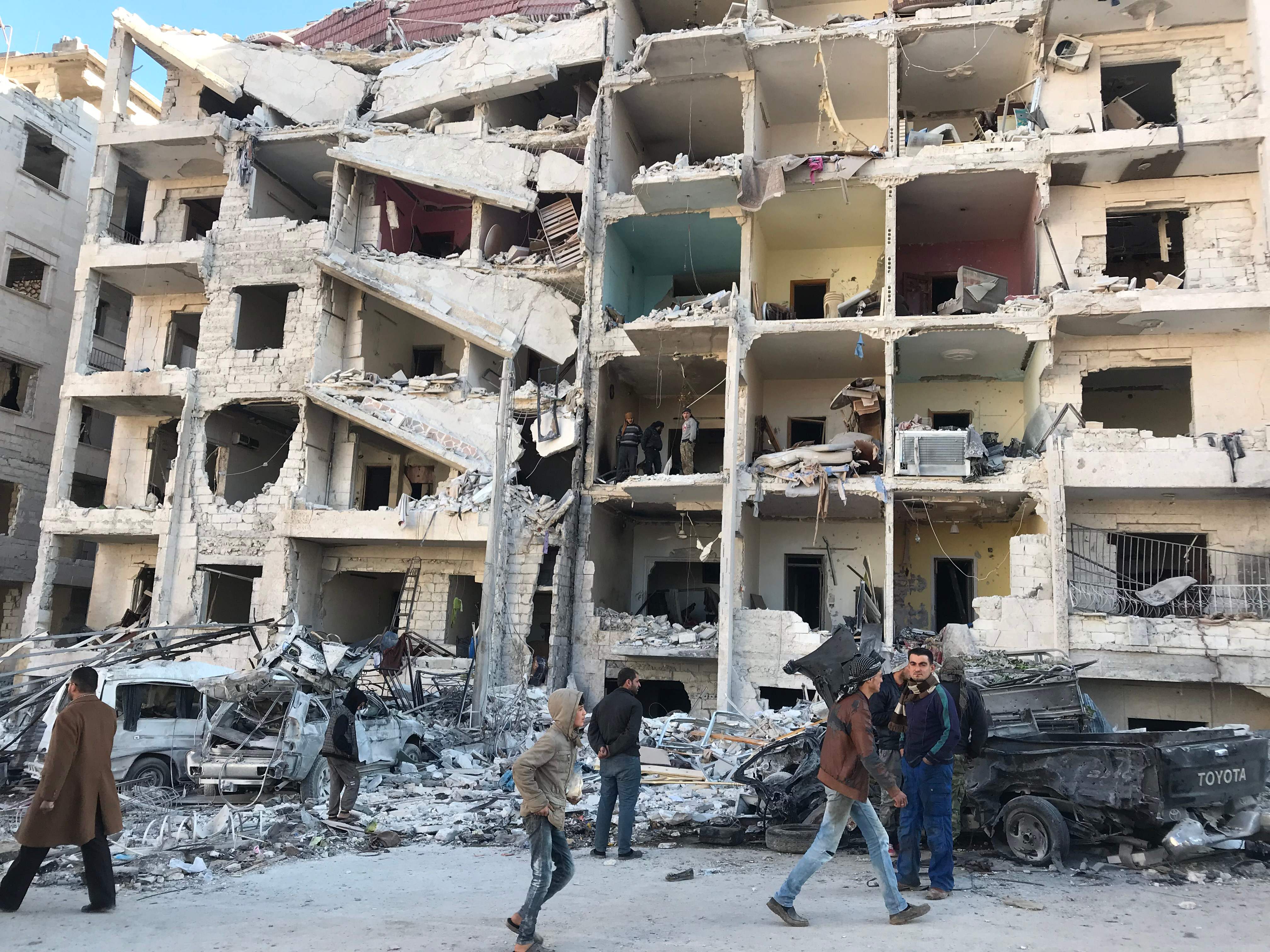 انفجار فى إدلب