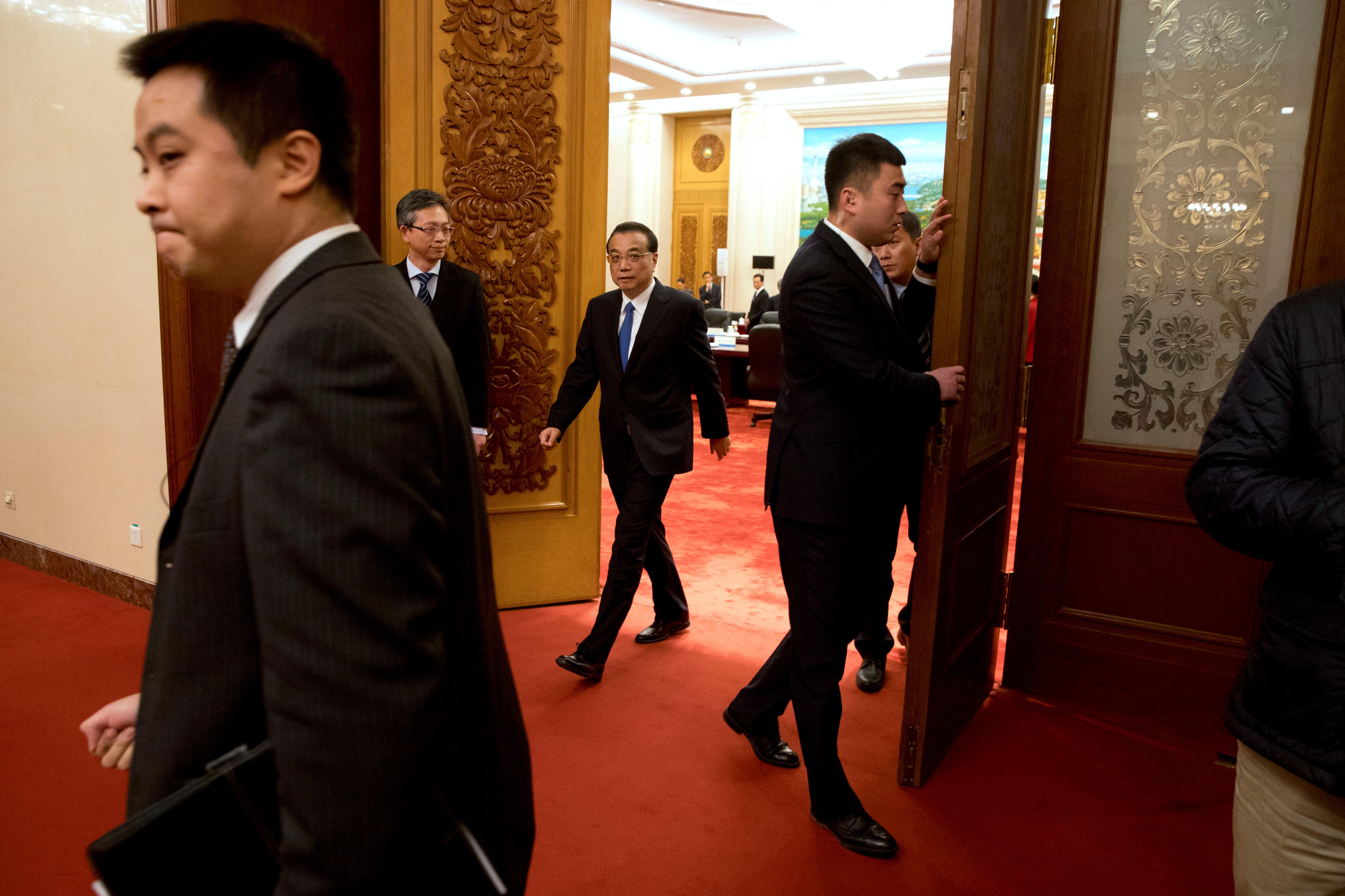  وصول رئيس مجلس الدولة الصينى 