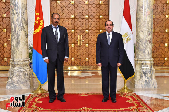الرئيس السيسى يستقبل نظيره الإريترى (3)