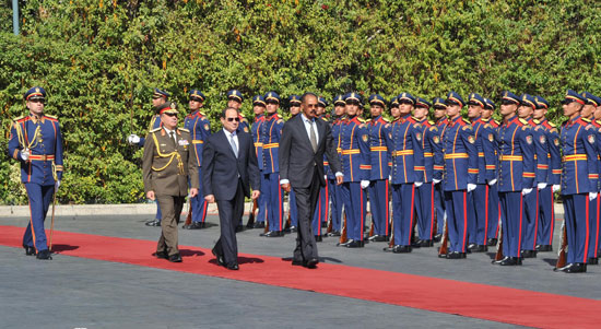 الرئيس السيسى يستقبل نظيره الإريترى (2)
