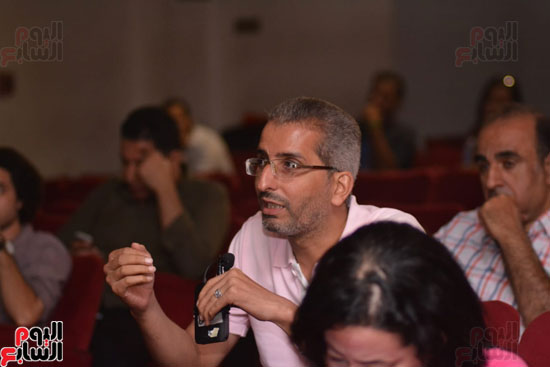 الدكتور أشرف زكي نقيب المهن التمثيلية ، مؤتمر صحفى (27)