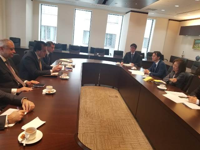 لقاء الوزير مع نائب الجايكا باليابان1