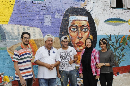 مشاركة طلاب كلية الفنون الجميلة بالإسكندرية