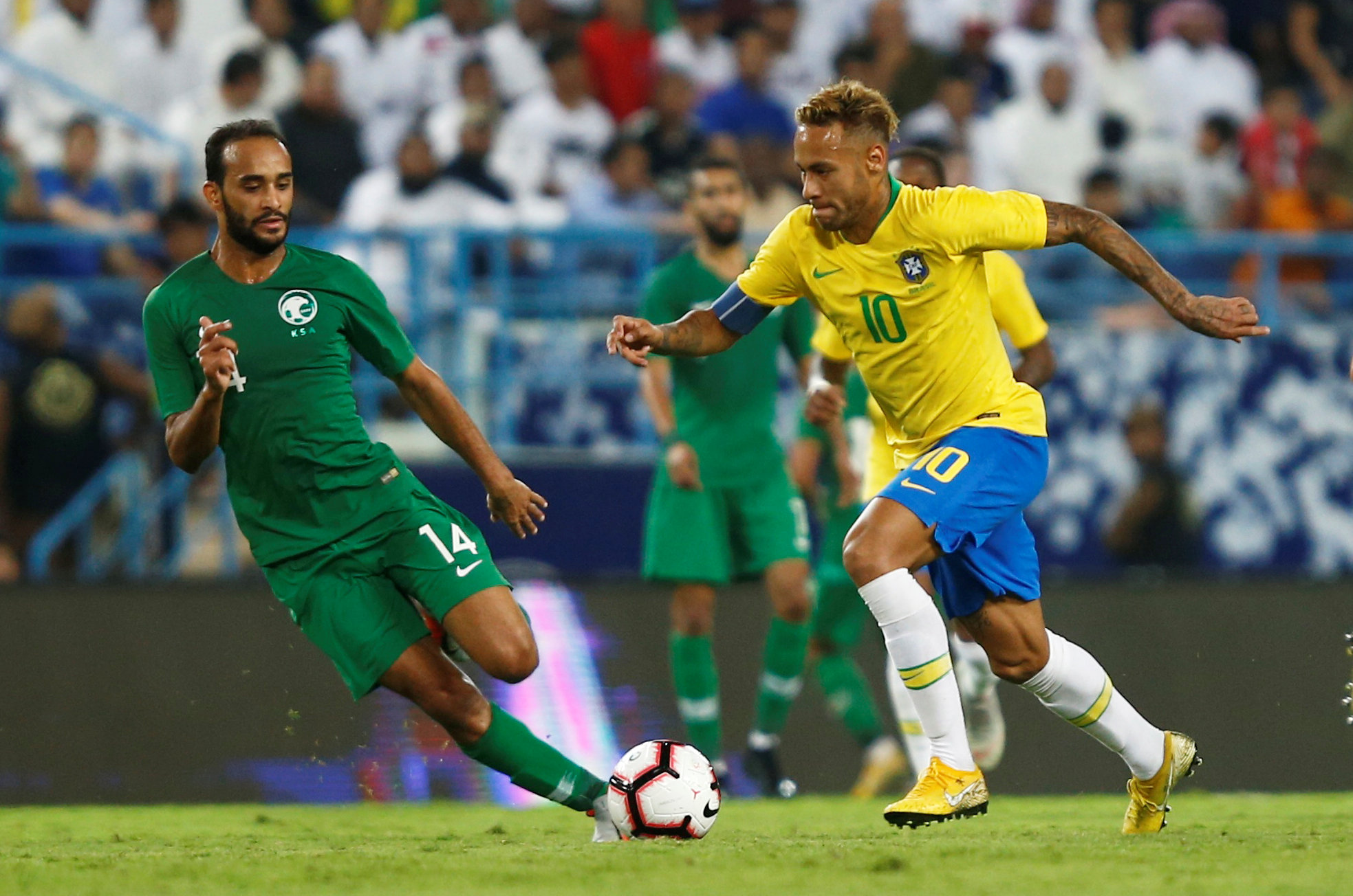 مباراة السعودية ضد البرازيل 24