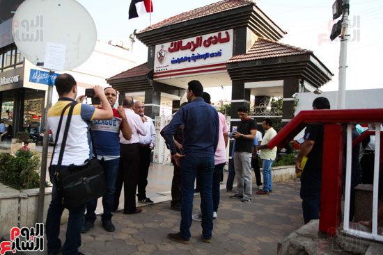 الصحفيين فى نادى الزمالك (1)