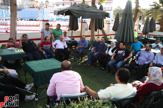 الصحفيين فى نادى الزمالك (11)