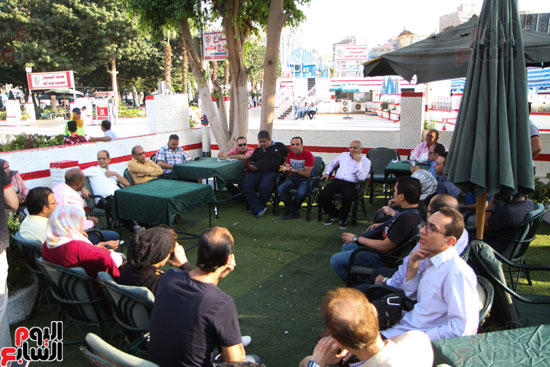 الصحفيين فى نادى الزمالك (7)