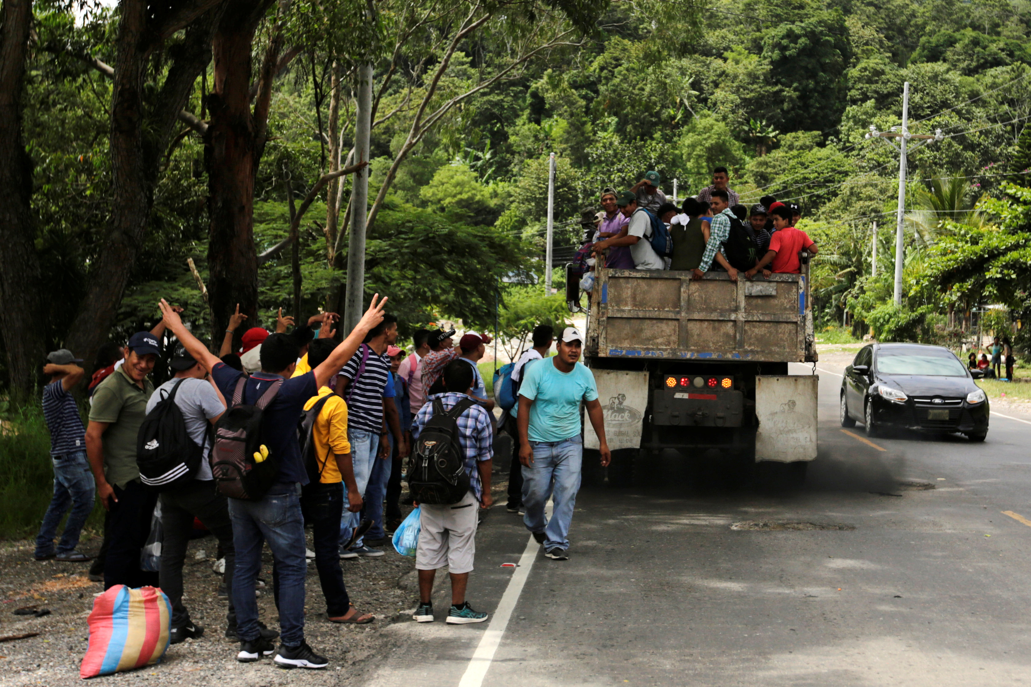 المهاجرون فى هندوراس