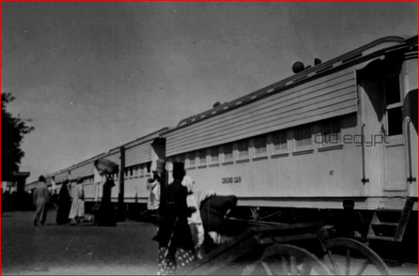 صورة من رصيف محطة قطار الزقازيق عام 1908