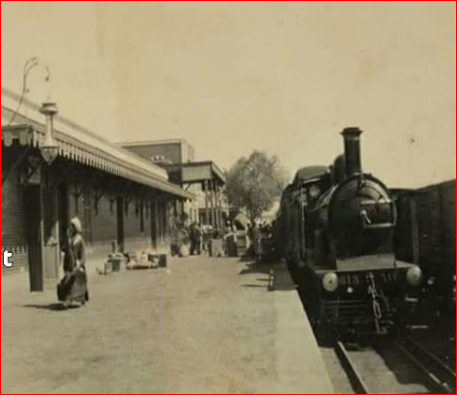 صورة لمحطة قطار الاقصر عام 1916