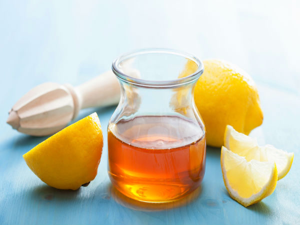 العسل والجلسرين مع الليمون